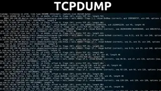 Tcpdump screenshot