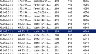TcpLogView screenshot