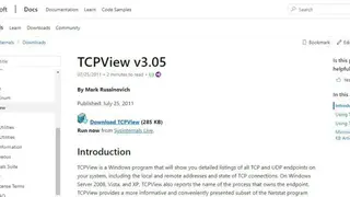TCPView screenshot
