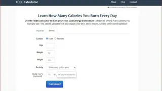 TDEE Calculator net screenshot