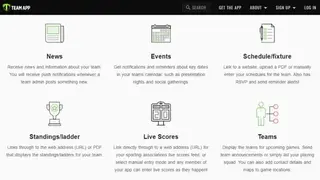 Team App screenshot