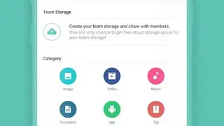 Team File manager screenshot