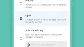 Team File manager screenshot