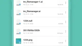 Team File manager screenshot