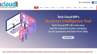 Tech Cloud ERP screenshot