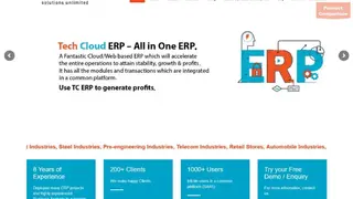 Tech Cloud ERP screenshot