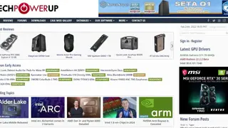 TechPowerUp screenshot