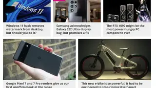 TechRadar screenshot
