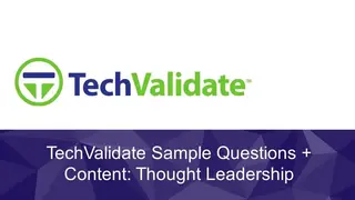 TechValidate screenshot