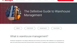 Tecsys WMS screenshot
