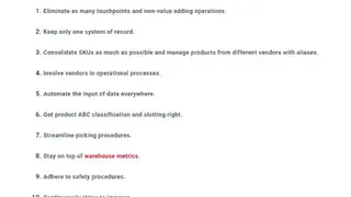 Tecsys WMS screenshot