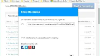 Tegrity screenshot
