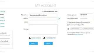 Telx Sendit screenshot