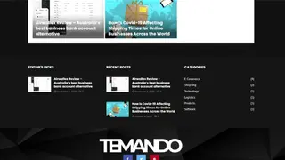 Temando screenshot
