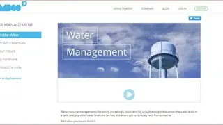 Temboo Water management screenshot