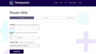 Tempaste screenshot