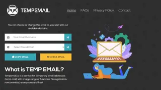 Tempemail screenshot