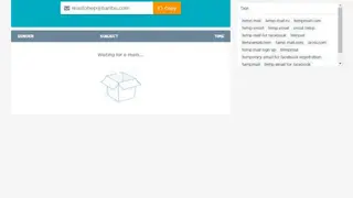 TempMailAddress screenshot