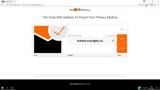 TempMailAddress screenshot