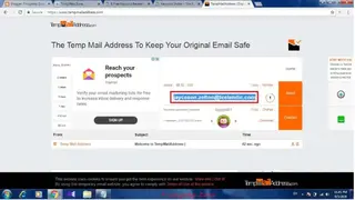 TempMailAddress screenshot