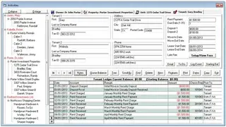 Tenant File Property Management screenshot