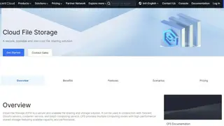 Tencent Cloud File Storage screenshot