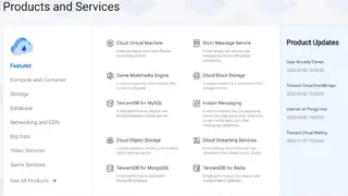 Tencent Cloud – International screenshot