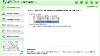 Tenorshare Any Data Recovery Pro screenshot