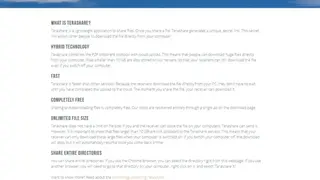 Terashare screenshot