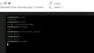 Terminalizer screenshot