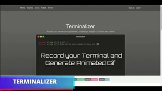 Terminalizer screenshot