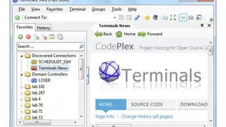 Terminals screenshot