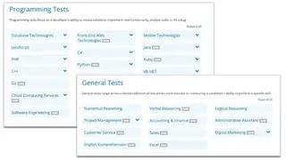 TestDome screenshot