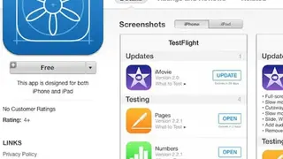TestFlight screenshot