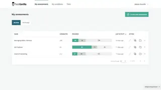 TestGorilla screenshot