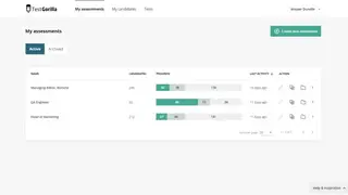 TestGorilla ATS screenshot