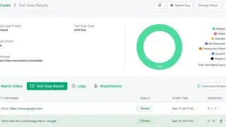 Testsigma screenshot