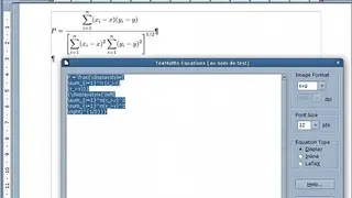 TexMaths screenshot
