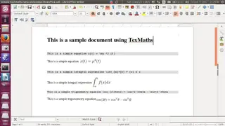 TexMaths screenshot