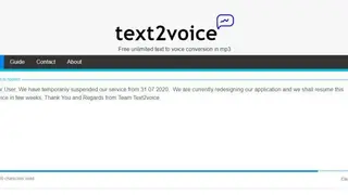 Text 2 Voice screenshot
