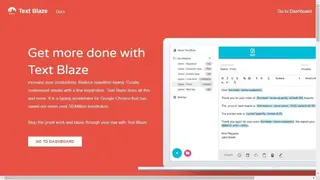 Text Blaze screenshot