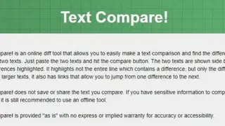 Text Compare! screenshot