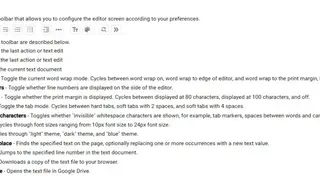 Text Editor screenshot