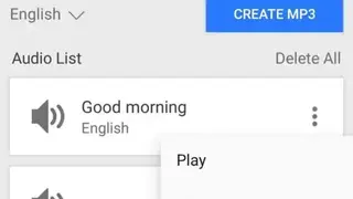 Text to Speech (MP3 download) screenshot