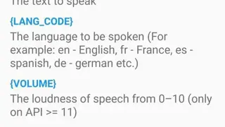 Text to Speech (TTS) screenshot