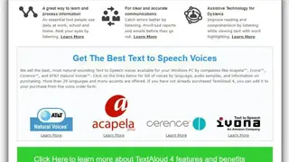 TextAloud screenshot