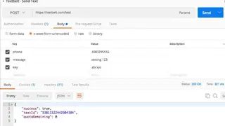 TextBelt screenshot
