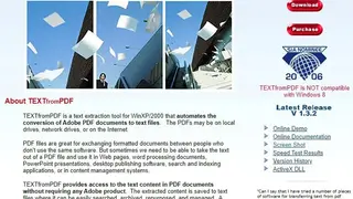 TextfromPDF screenshot