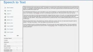 TextFromToSpeech screenshot