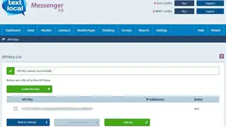 TextLocal screenshot